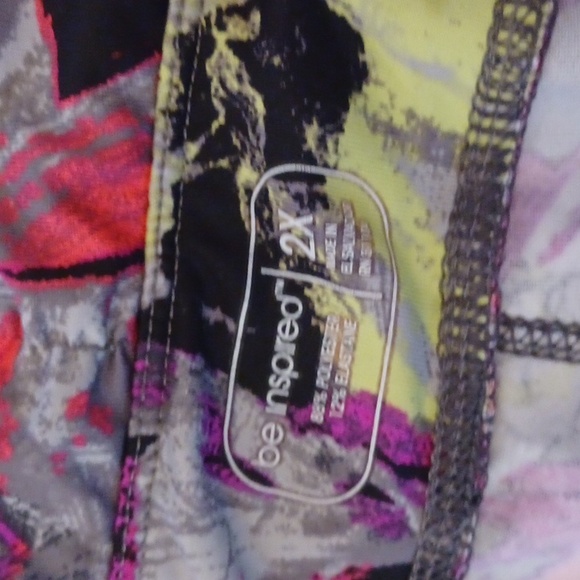 Be inspired work out capris leggings 2 pair women's 2xlarge - Picture 5 of 5